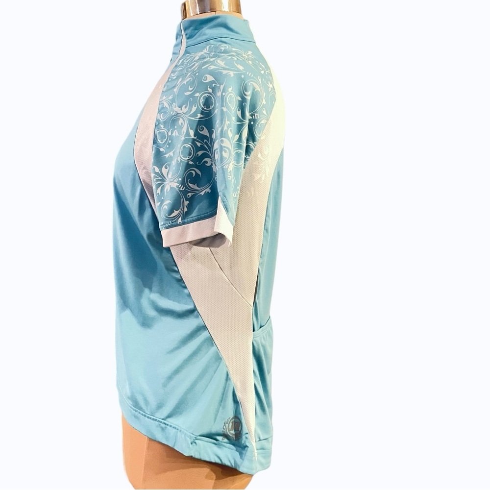 Novara | Classic Short Sleeve Cycling Jersey Blue & White Womens XL - Picture 3 of 11